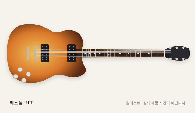 코로나 Prestige standard 레스폴 사진